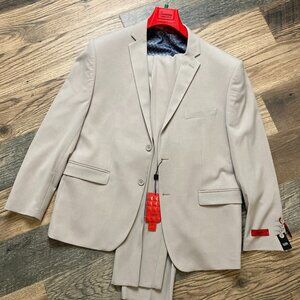 Santena 2Pc paris suit jacket and  pants light beige  50R W44